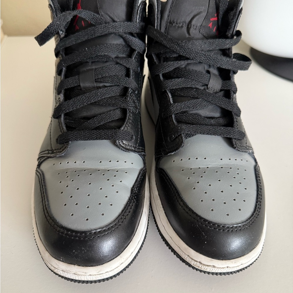 Jordan Black and Gray Women's Sneakers
